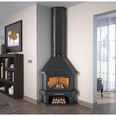 Chimenea de Leña FM modelo-C-100-R – Estufas Andaluzas