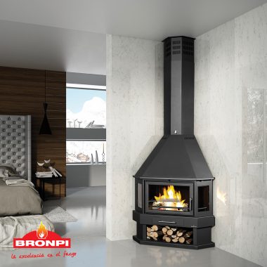 Chimenea metálica Bronpi modelo-LORCA-R