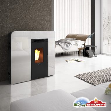 Estufa de pellet canalizable Bronpi - Modelo CLEO EXTRA