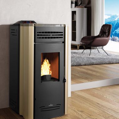 Estufa de pellet canalizable Bronpi - Modelo CORAL