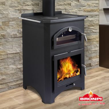 Estufa de Leña Bronpi - Modelo MONZA