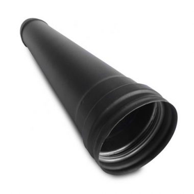 Tubo para estufa de pellets 100mm negro