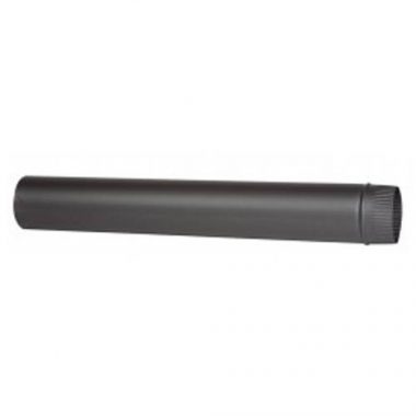 Tubo simple inox antracita 300mm