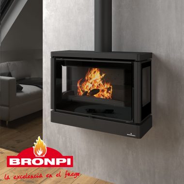 Estufa de leña modelo Bronpi-Versalles-c