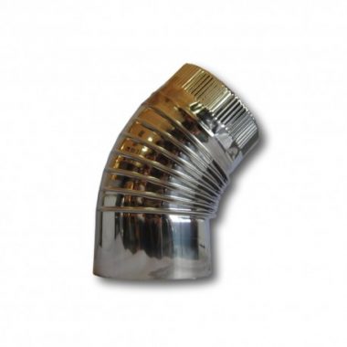 Codo inoxidable 200mm 45º