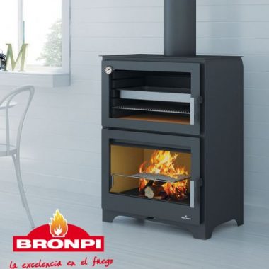 Estufa de Leña Bronpi- Modelo MURANO