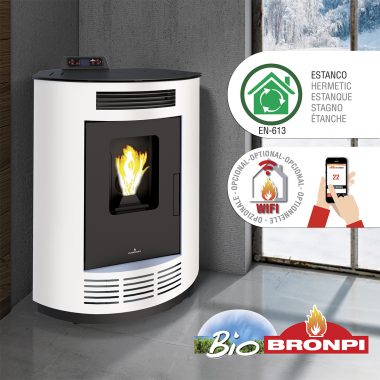 Estufa de pellet Bronpi- Modelo NINA 9,2kw