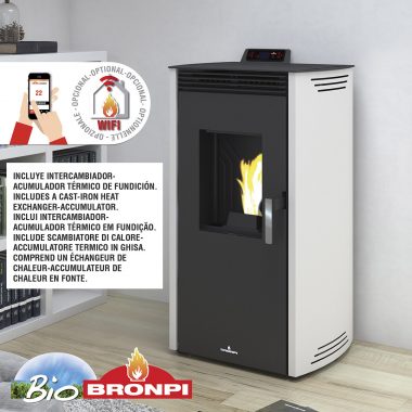 Estufa de pellet Bronpi- Modelo NOA 12kw