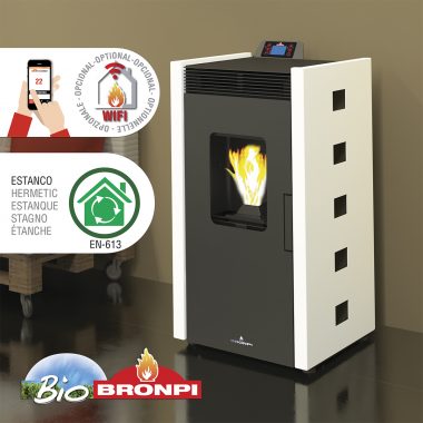 Estufa de pellet Bronpi- Modelo ZOE 9,2kw