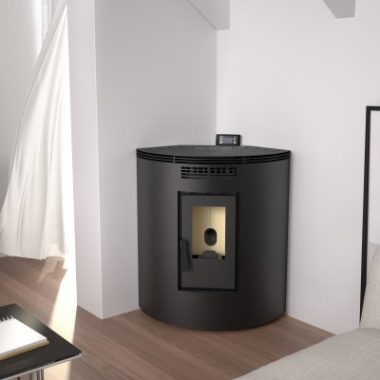 Estufa de pellet de rincón Fm 8.8 KW - Modelo BP-100 R
