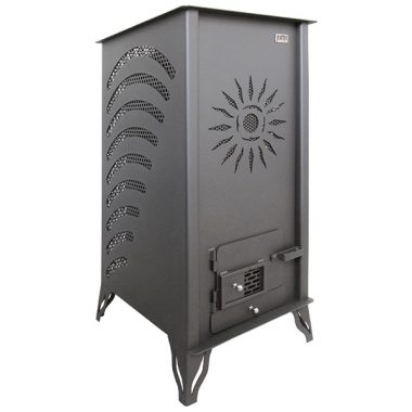 Estufa de pellet y orujo Joima sin electricidad 10,5 kw de pellet y 13,9 de orujo modelo ecosol