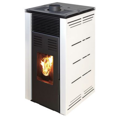 Estufa de pellet Joima sin electricidad 12 kw modelo natur style