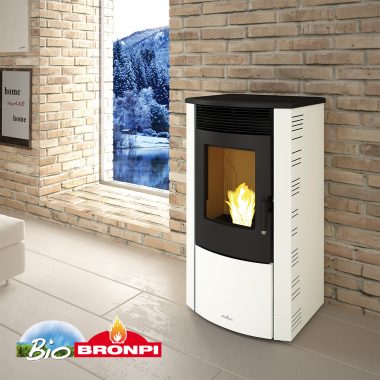 Estufa de pellet canalizable Bronpi - Modelo ABRIL