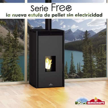 Estufa de pellet canalizable Bronpi - Modelo FRE 11