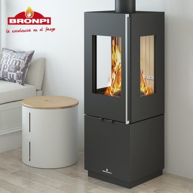 Estufa de Leña  Bronpi modelo BOMBAY 3C