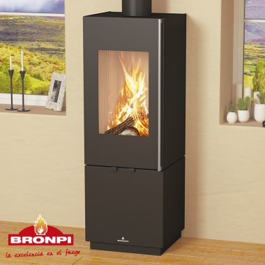 Estufa de Leña  Bronpi modelo BOMBAY F