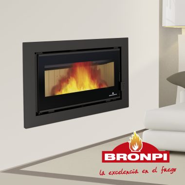 Insertable de Leña Bronpi- Modelo FLORIDA- P VISION