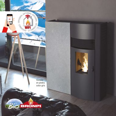 Estufa de pellet Bronpi- Modelo Adry NOVEDAD 2023