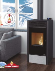 Estufa de leña y pellet hybri-p NOVEDAD 2023