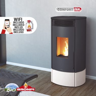 Estufa de pellet Bronpi- Modelo Mila NOVEDAD 2023