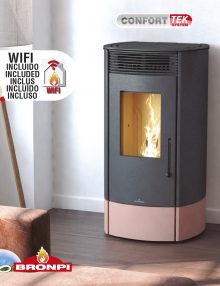 Estufa de pellet Bronpi- Modelo Trebol NOVEDAD 2023
